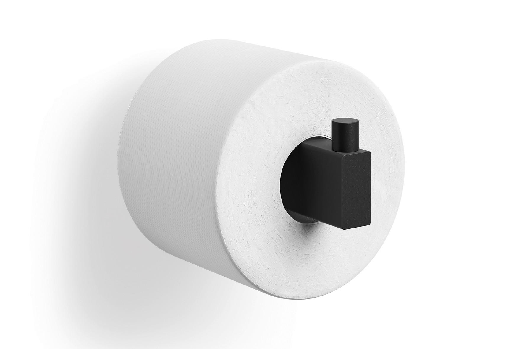 TOILETTENPAPIERHALTER - Schwarz, Basics, Metall (1,5/4,2/13cm) - Zack