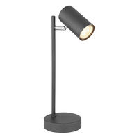 LAMPA NA PSACÍ STŮL, GU10, 12/35 cm  - černá, Basics, kov (12/35cm)