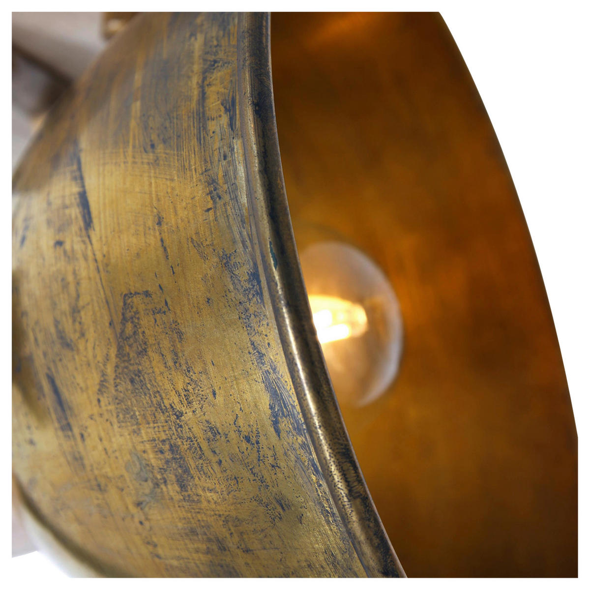 DECKENSPOTS - Anthrazit/Kupferfarben, Trend, Holz/Metall (59/19/23cm)