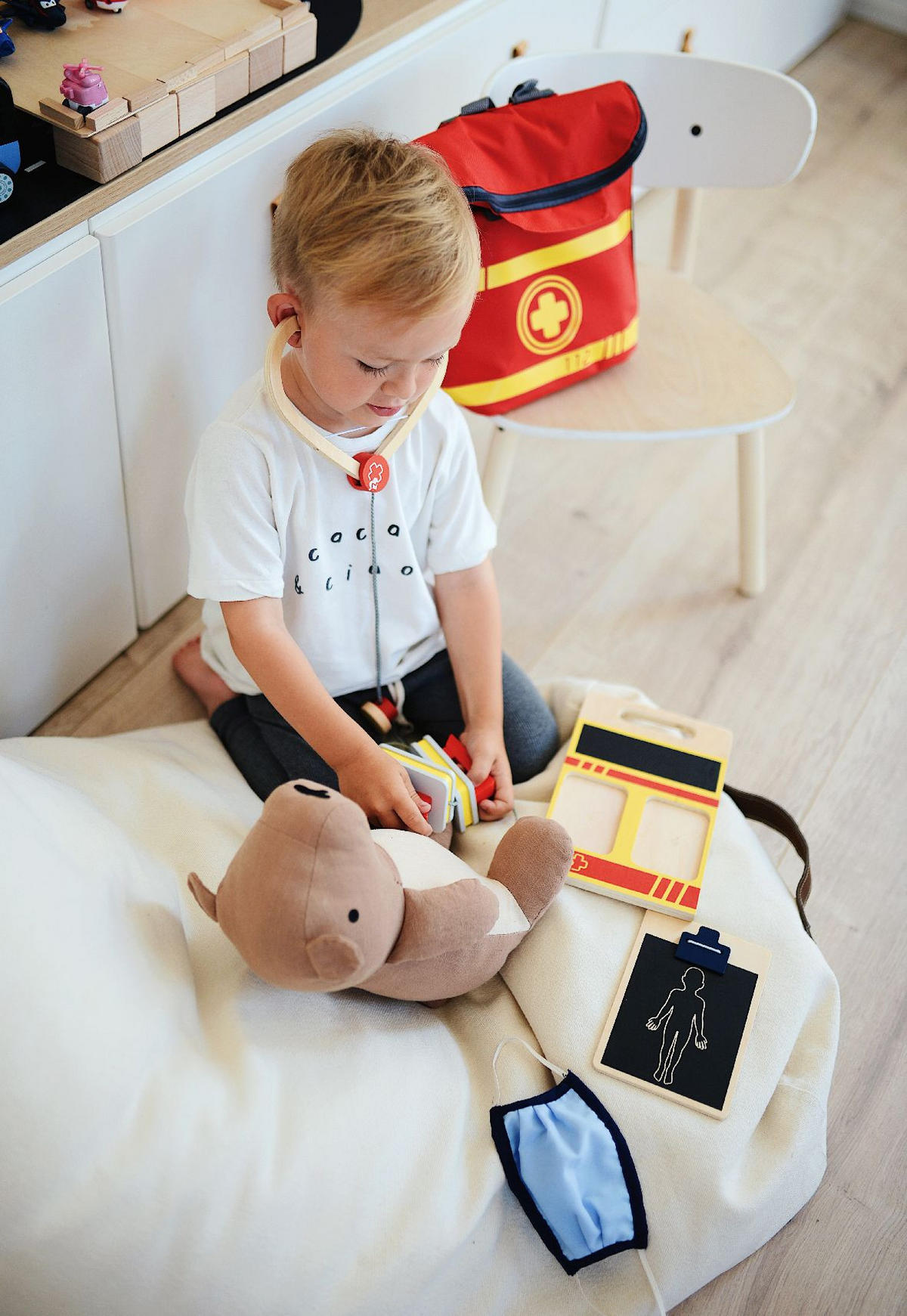 KINDER-ARZTKOFFER - Multicolor, Basics, Holz/Textil (25/33/16cm) - small foot