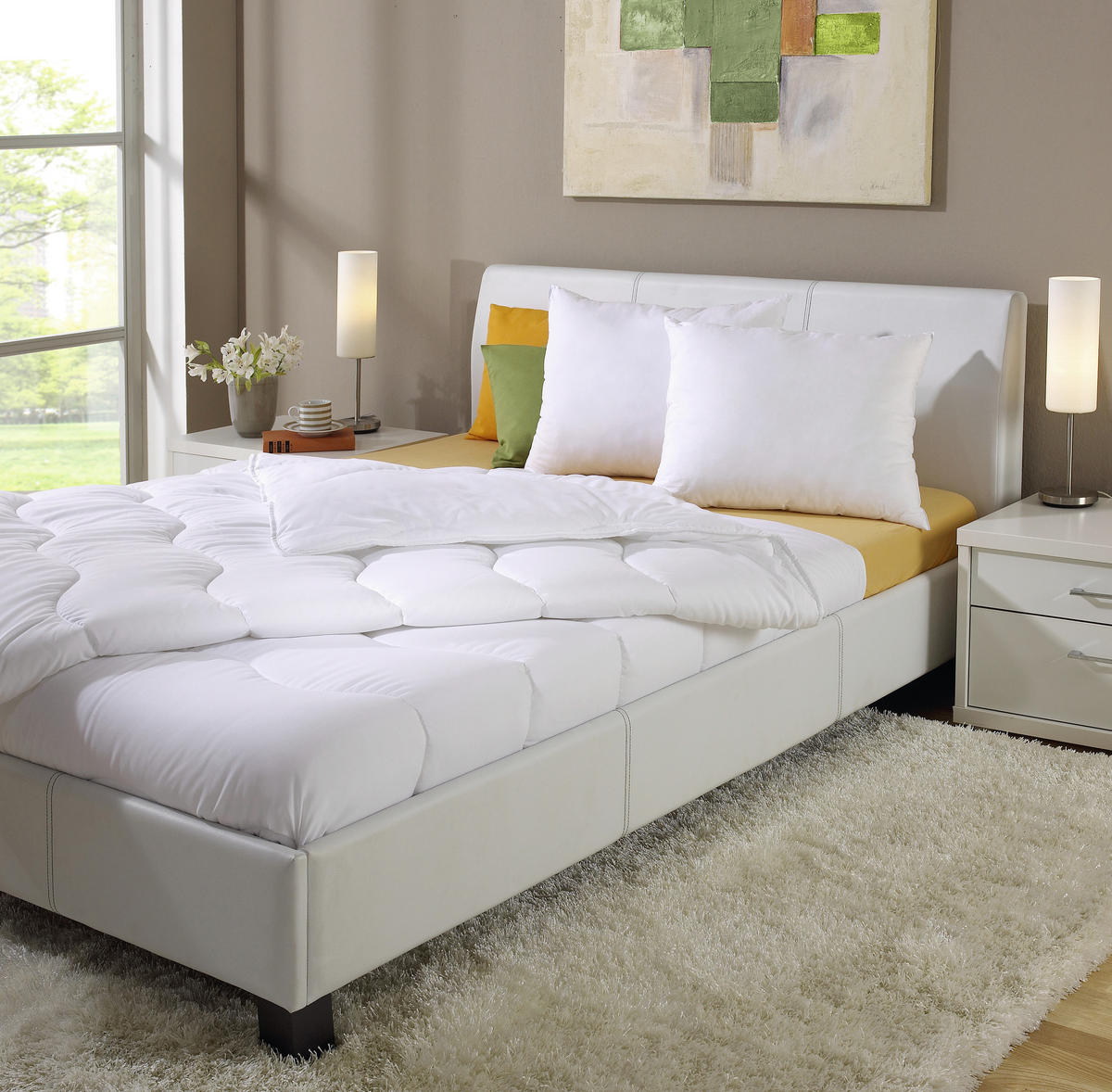 KUDDE 50/60 cm   - vit, Basics, textil (50/60cm) - Boxxx