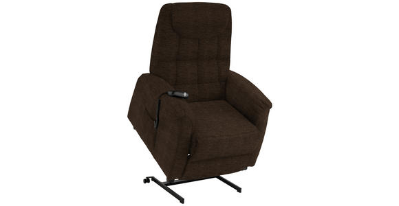 FERNSEHSESSEL in Mikrofaser Braun - Schwarz/Braun, KONVENTIONELL, Kunststoff/Textil (83/113/92cm) - Xora
