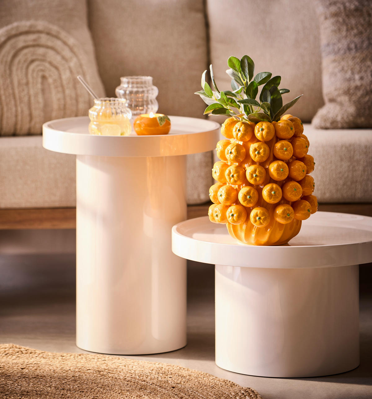 VASE 27.5 cm  - Orange, Basics, Keramik (24/27,5cm)