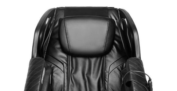 MASSAGESESSEL in Lederlook Schwarz  - Schwarz, Design, Textil (77,5/110/140cm) - Cantus