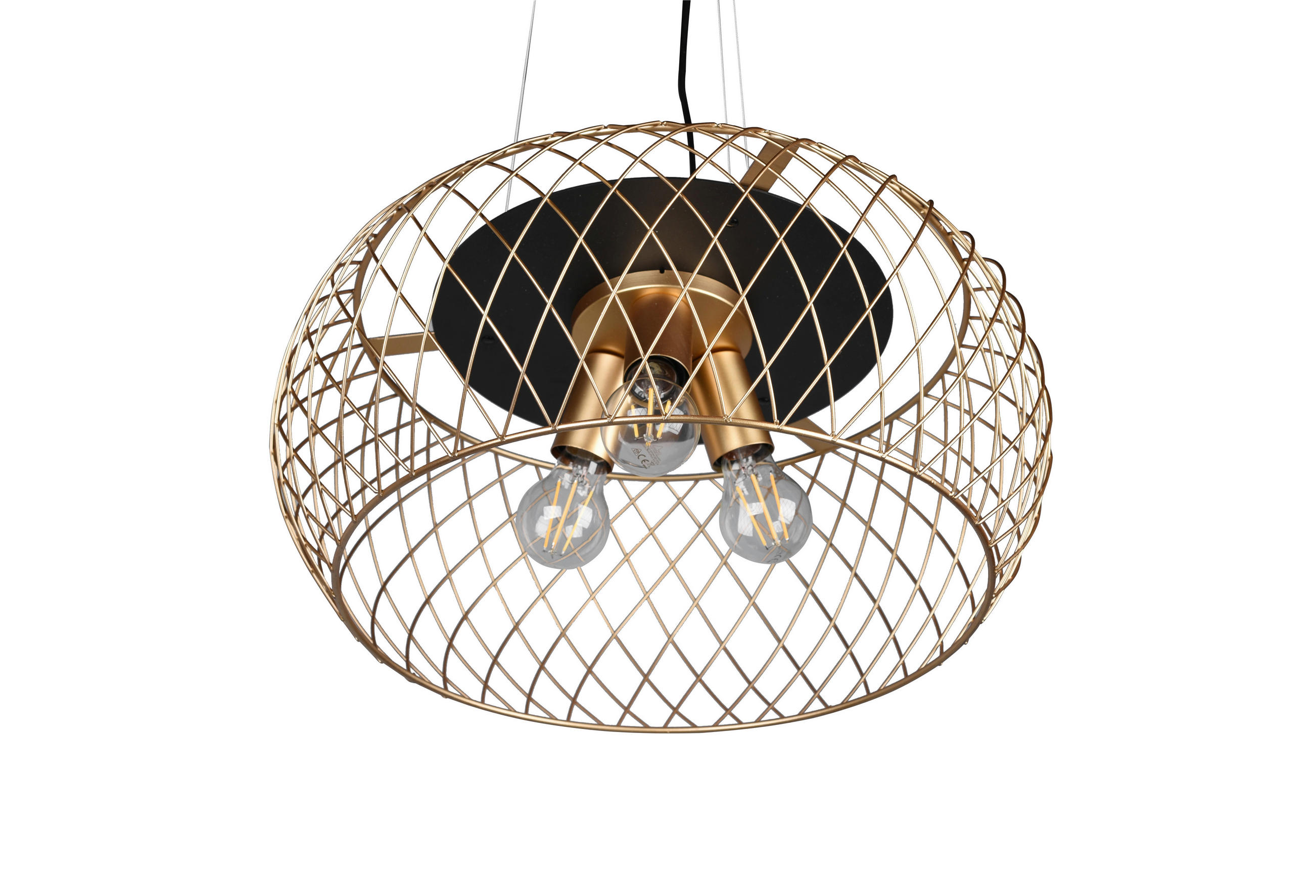 HÄNGELEUCHTE 50/150 cm    - Messingfarben, Lifestyle, Metall (50/150cm) - Trio Leuchten
