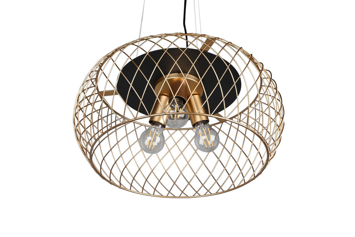 HÄNGELEUCHTE 50/150 cm    - Messingfarben, Lifestyle, Metall (50/150cm) - Trio Leuchten
