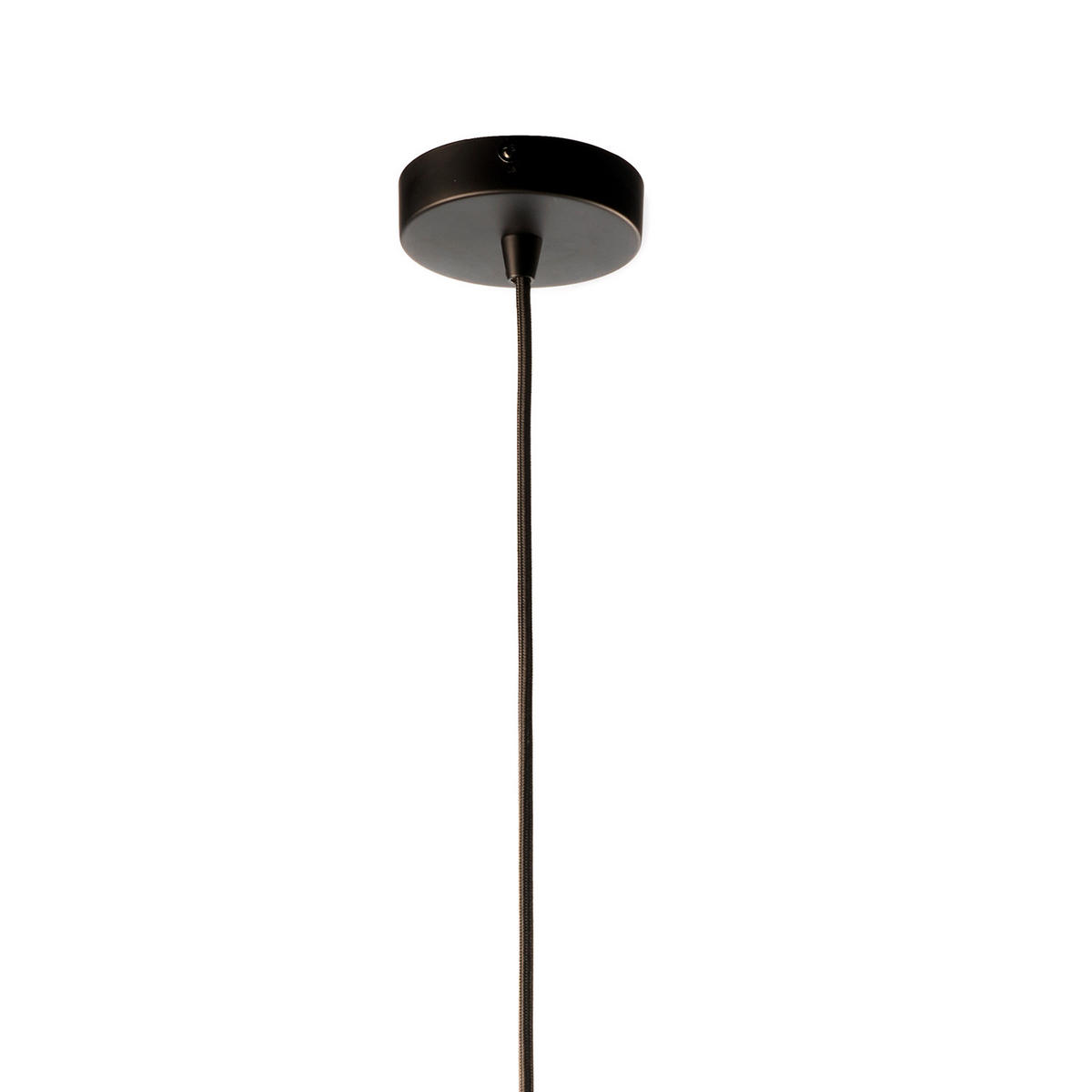 HÄNGELEUCHTE 38/100 cm   - Goldfarben/Schwarz, Natur, Metall (38/100cm)