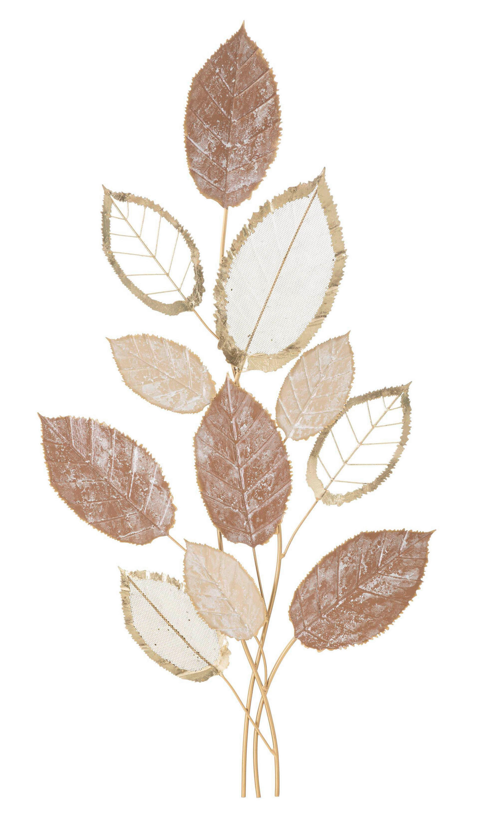Mauro Ferretti Wanddeko Gold, Kupfer 66x116.8x5 cm