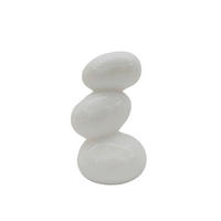VÁZA  - fehér, Basics, kerámia (13.6/17.2/26.5cm)