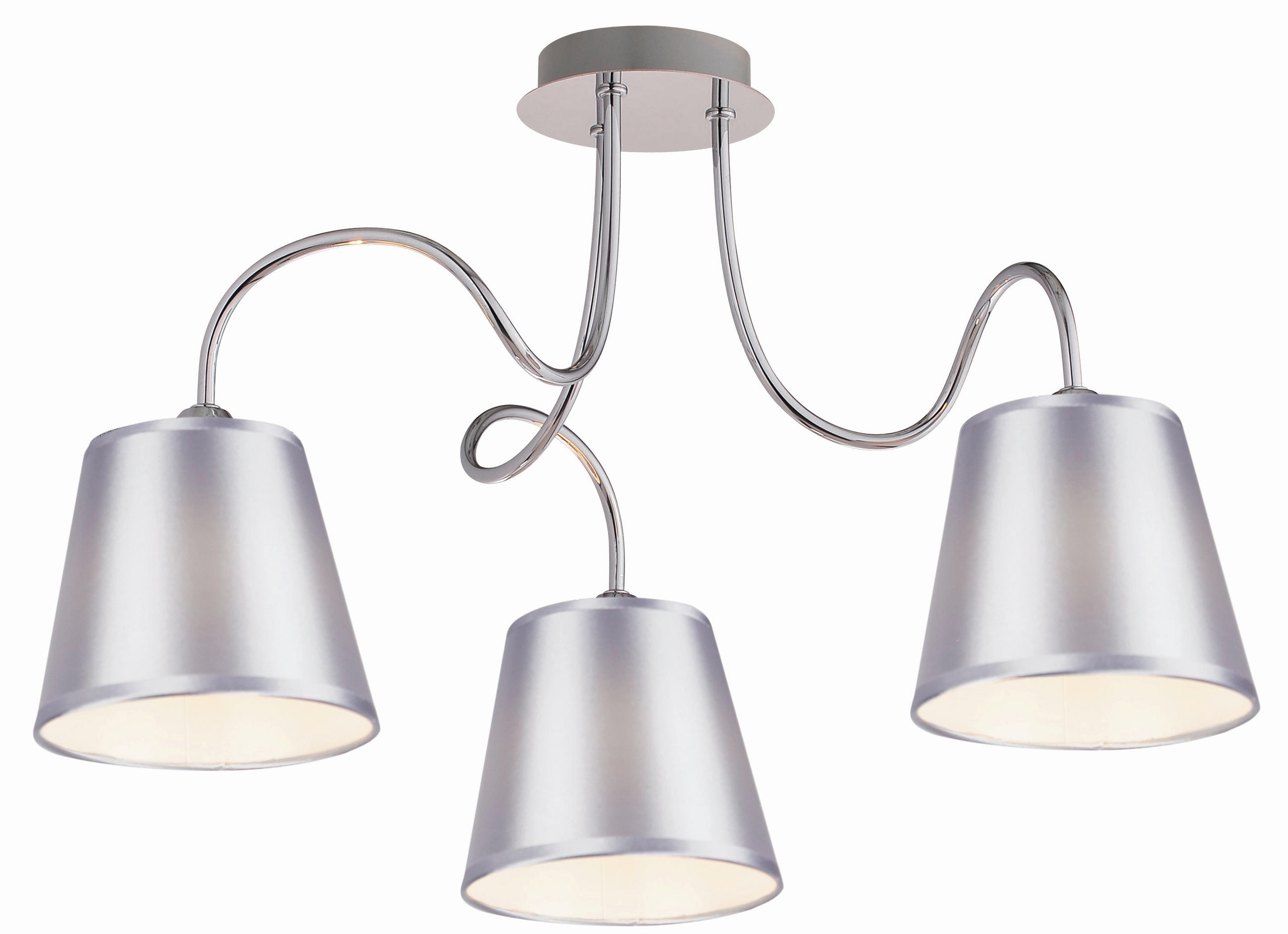 TAKLAMPA Luk 60/60/36 cm  - kromfärg, Klassisk, metall/plast (60/60/36cm)