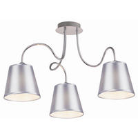 DECKENLEUCHTE    60/60/36 cm  - Chromfarben, KONVENTIONELL, Kunststoff/Metall (60/60/36cm)