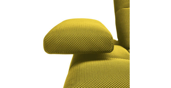 ECKSOFA in Struktur Gelb 313/233 cm - Gelb/Schwarz, Design, Kunststoff/Textil (313/233cm) - Emilio Belluti