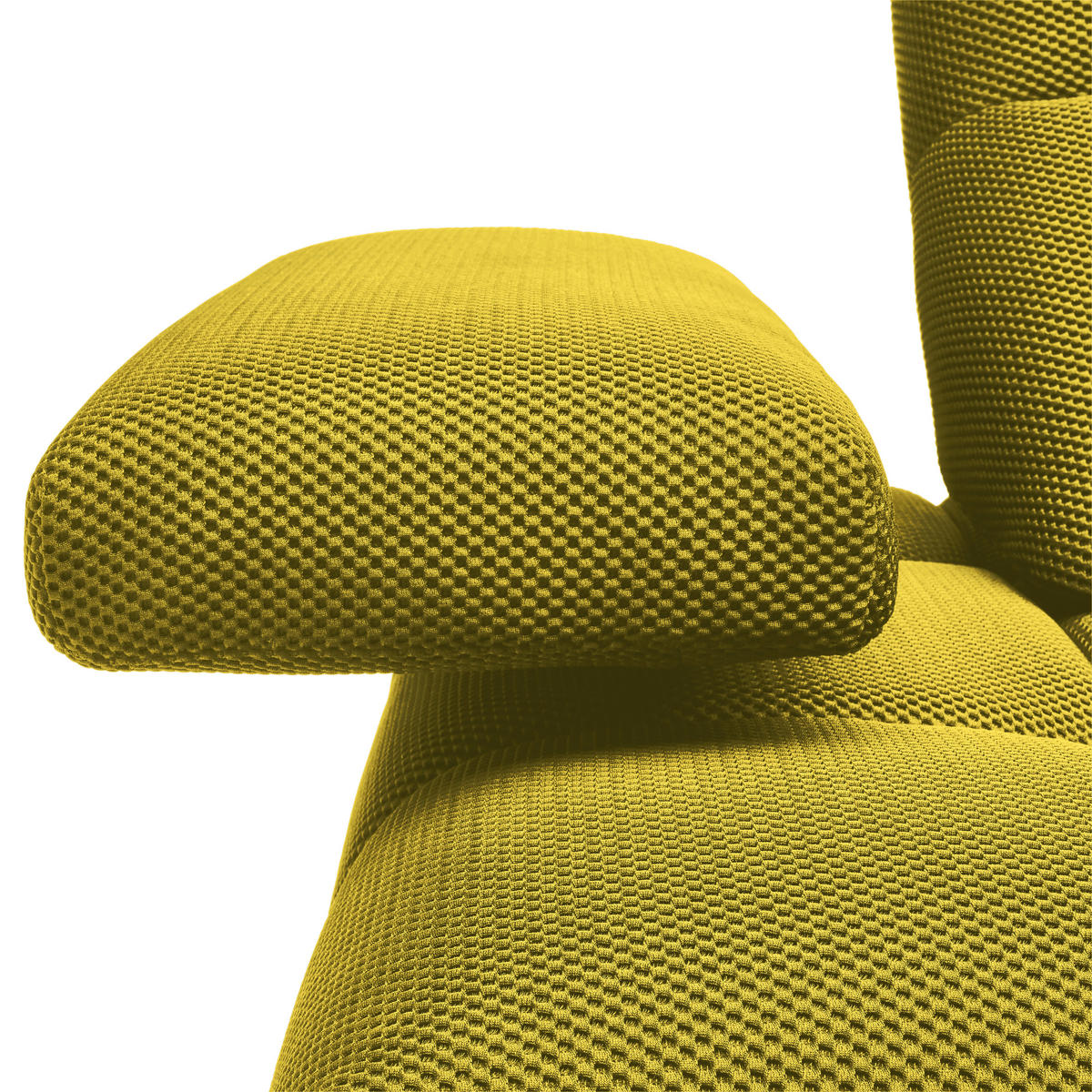 ECKSOFA in Struktur Gelb  313/233 cm  - Gelb/Schwarz, Design, Kunststoff/Textil (313/233cm) - Belluti