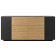 SIDEBOARD 181/84/40 cm  - Wildeiche/Anthrazit, Natur, Holz/Holzwerkstoff (181/84/40cm) - Dieter Knoll