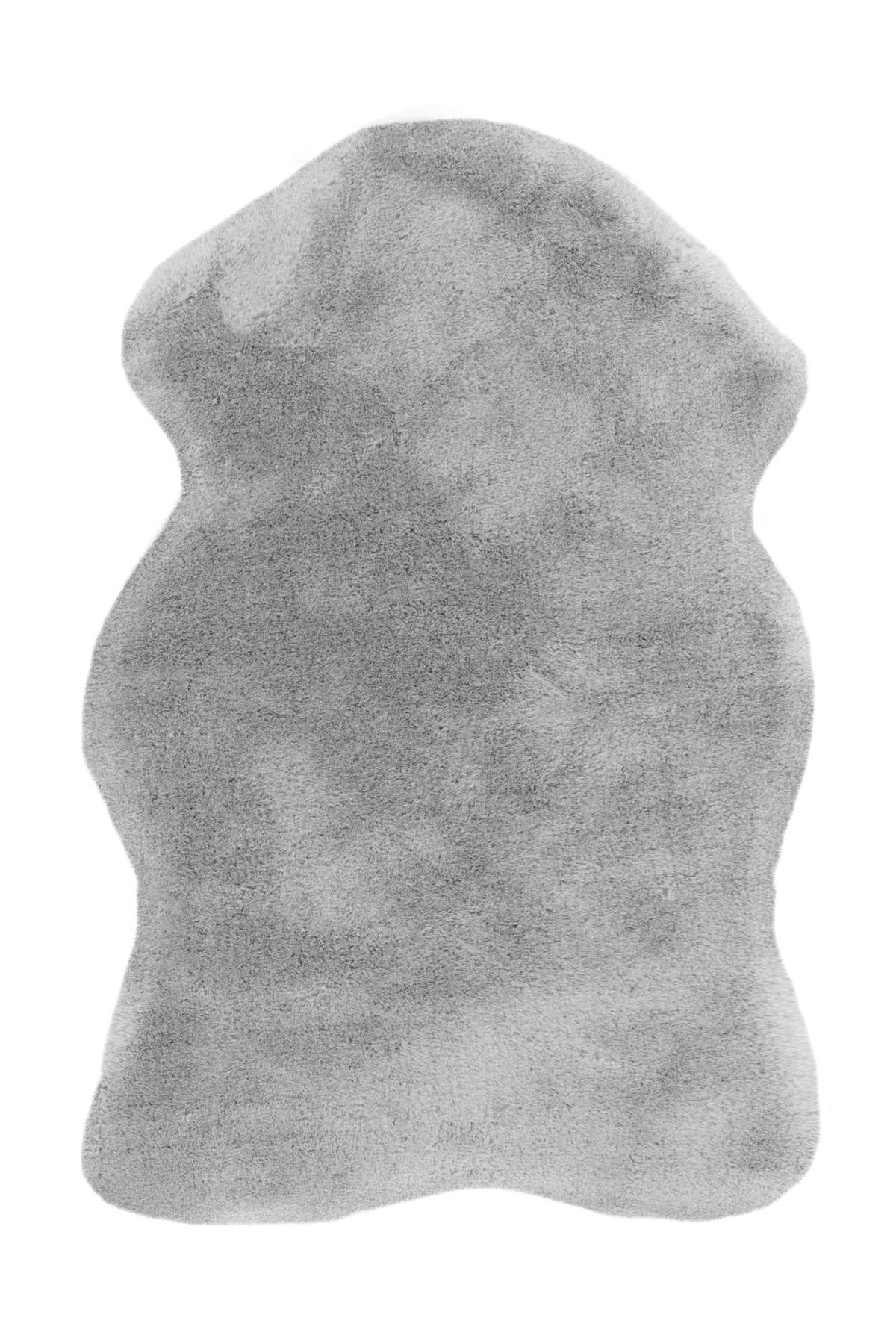 KOBEREC S VYSOKÝM VLASEM, 60/90 cm, modrá, šedá - šedá/modrá, Trend, textil (60/90cm)
