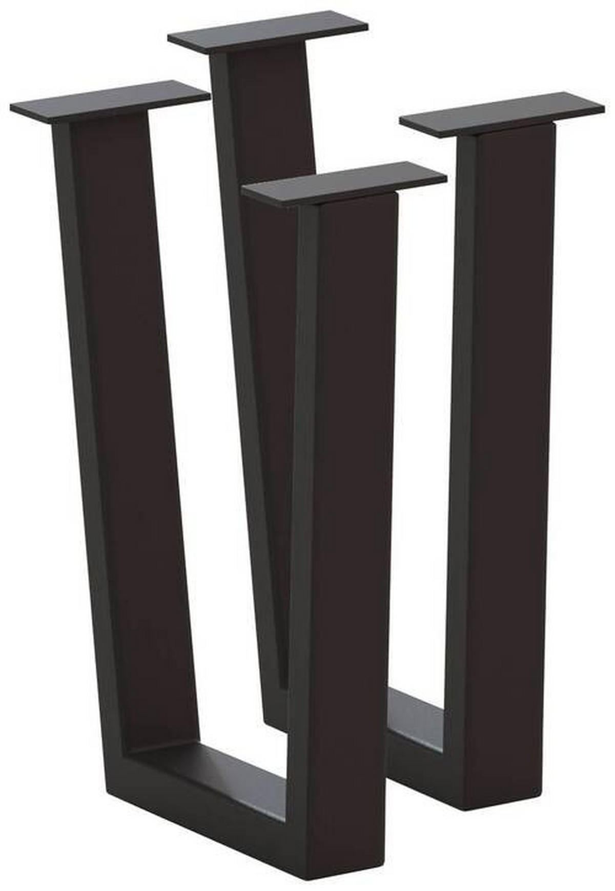BANKGESTELL 6/45/32 cm  - Anthrazit, Design, Metall (6/45/32cm) - Waldwelt