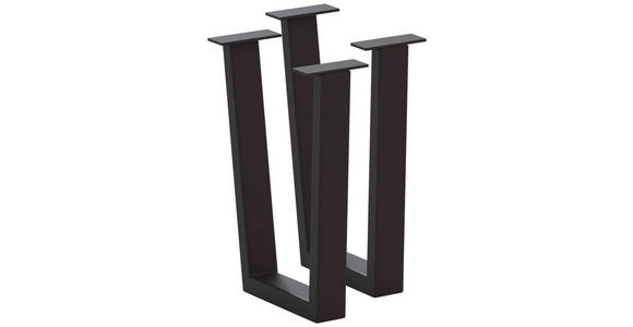 BANKGESTELL 6/45/32 cm - Anthrazit, Design, Metall (6/45/32cm) - Waldwelt