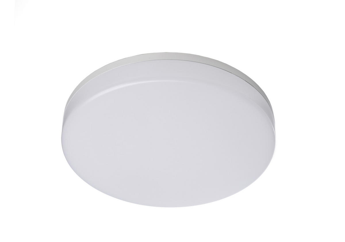 LED-AUSSENLEUCHTE - Weiss, Konventionell, Kunststoff (28/28/5cm)