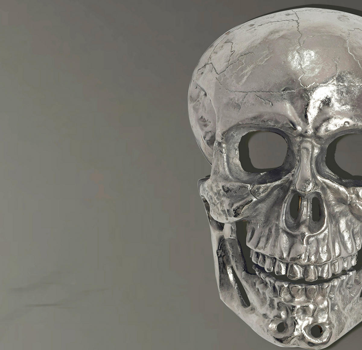 WANDDEKO  - Silberfarben, Design, Metall (30/41/15,5cm) - Livetastic