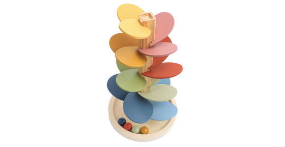 KUGELBAHN Klangbaum - Multicolor/Naturfarben, Basics, Holz/Holzwerkstoff (22/22/37cm) - My Baby Lou