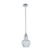 PENDELLEUCHTE 16/23 cm    - Transparent/Nickelfarben, Trend, Glas/Metall (16/23cm) - MAYTONI