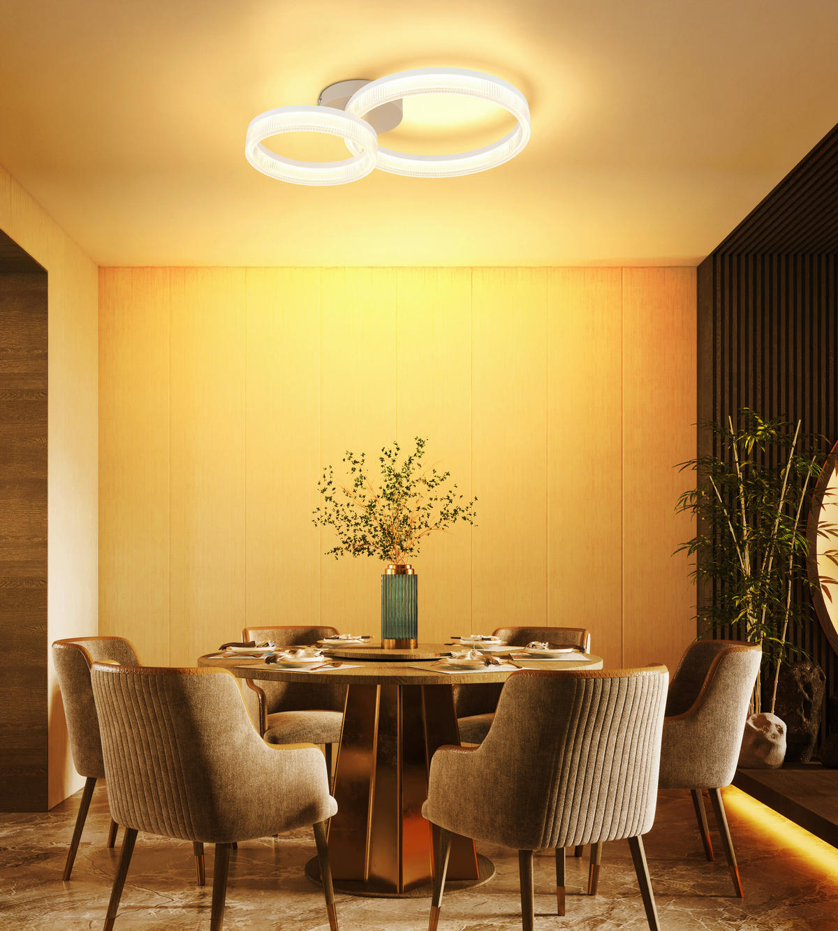 Plafonieră Cu Led    50/33/12,3 cm  - (50/33/12,3cm)