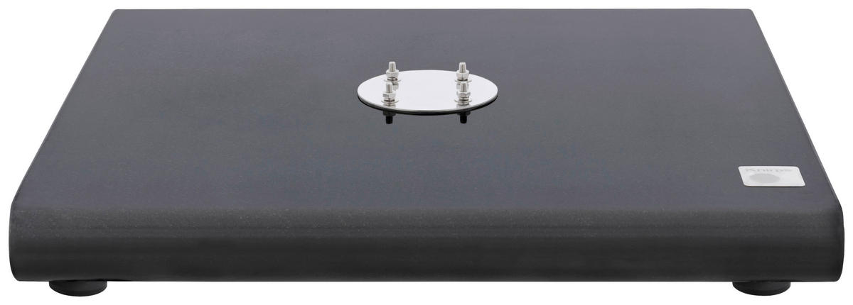 SONNENSCHIRMSTÄNDER - Schwarz, KONVENTIONELL, Stein (80/80/20cm) - KNIRPS