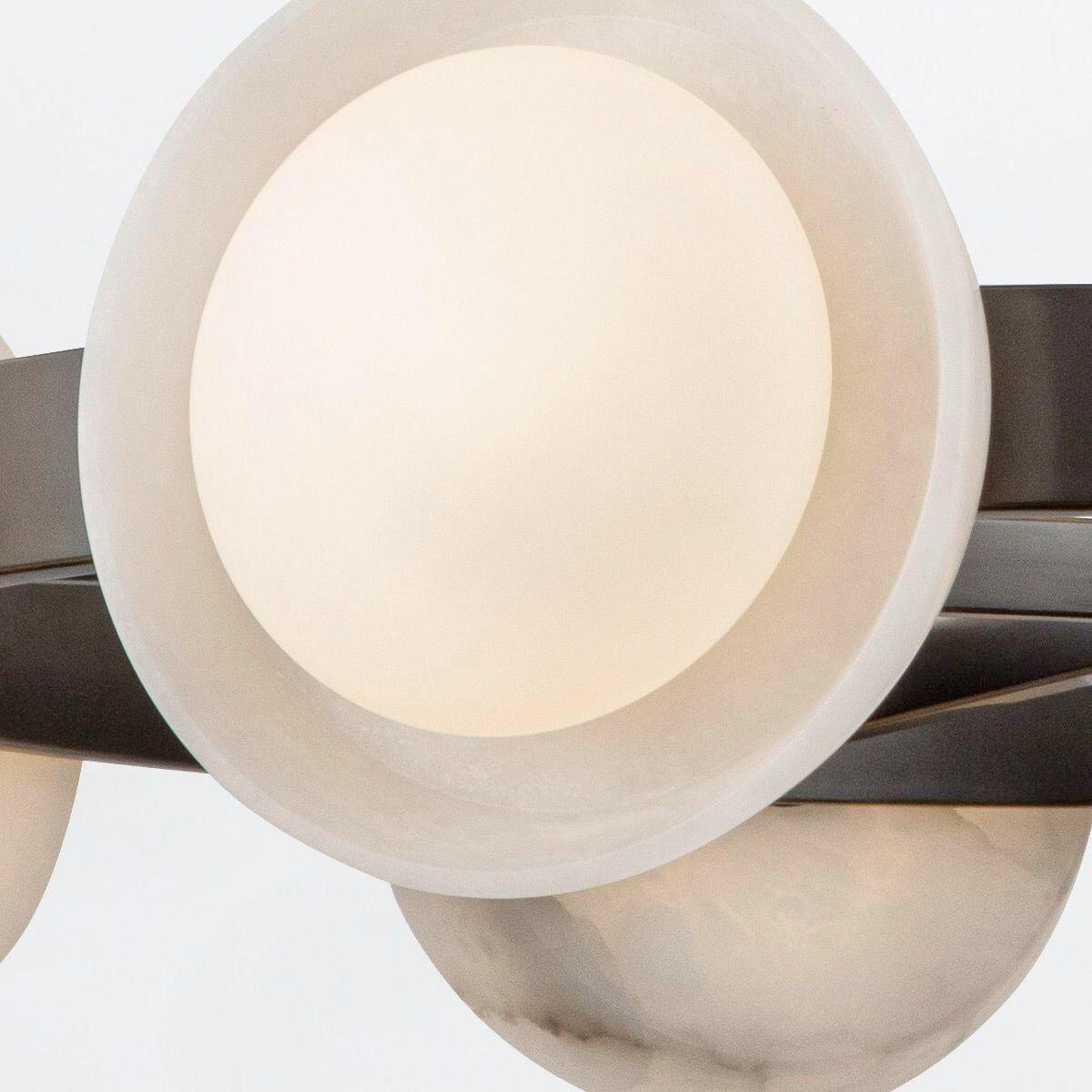 KRONLEUCHTER 94,6/21,6 cm   - Braun, KONVENTIONELL, Glas/Stein (94,6/21,6cm) - Elstead Lighting