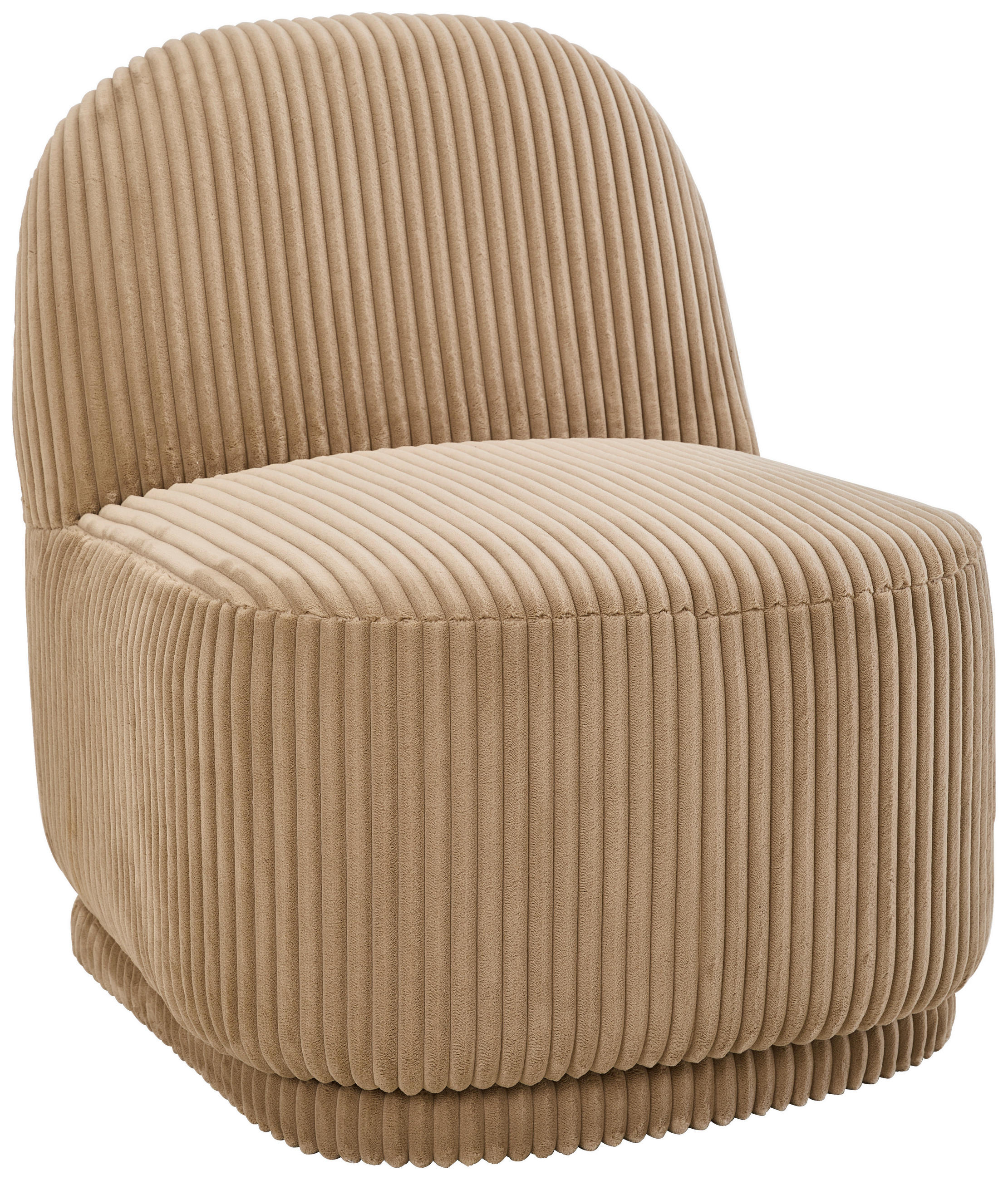 SESSEL in Cord Braun  - Braun, MODERN, Textil (62/73/74cm) - MID.YOU