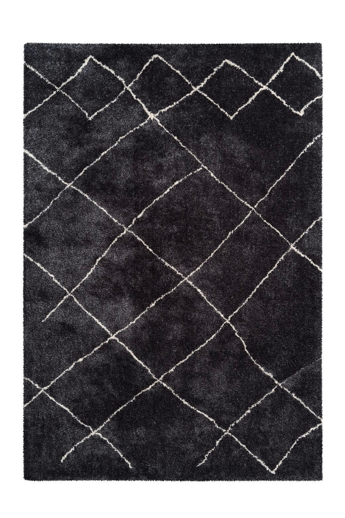 HOCHFLORTEPPICH 200/290 cm Orlando 525 Anthrazit Anthrazit  - Anthrazit, KONVENTIONELL, Textil (200/290cm)