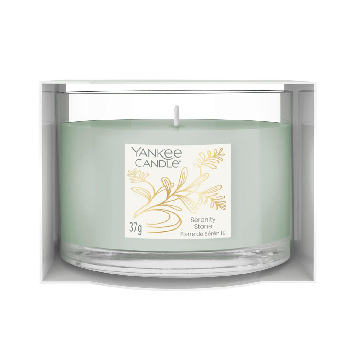 ILLATGYERTYA - zsályazöld, Basics, paraffin (5.5/4.5/5.5cm) - Yankee Candle