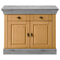 KOMMODE  in 108/85/45 cm  - Laugenfarbig/Grau, ROMANTIK / LANDHAUS, Holz/Metall (108/85/45cm) - Boxxx
