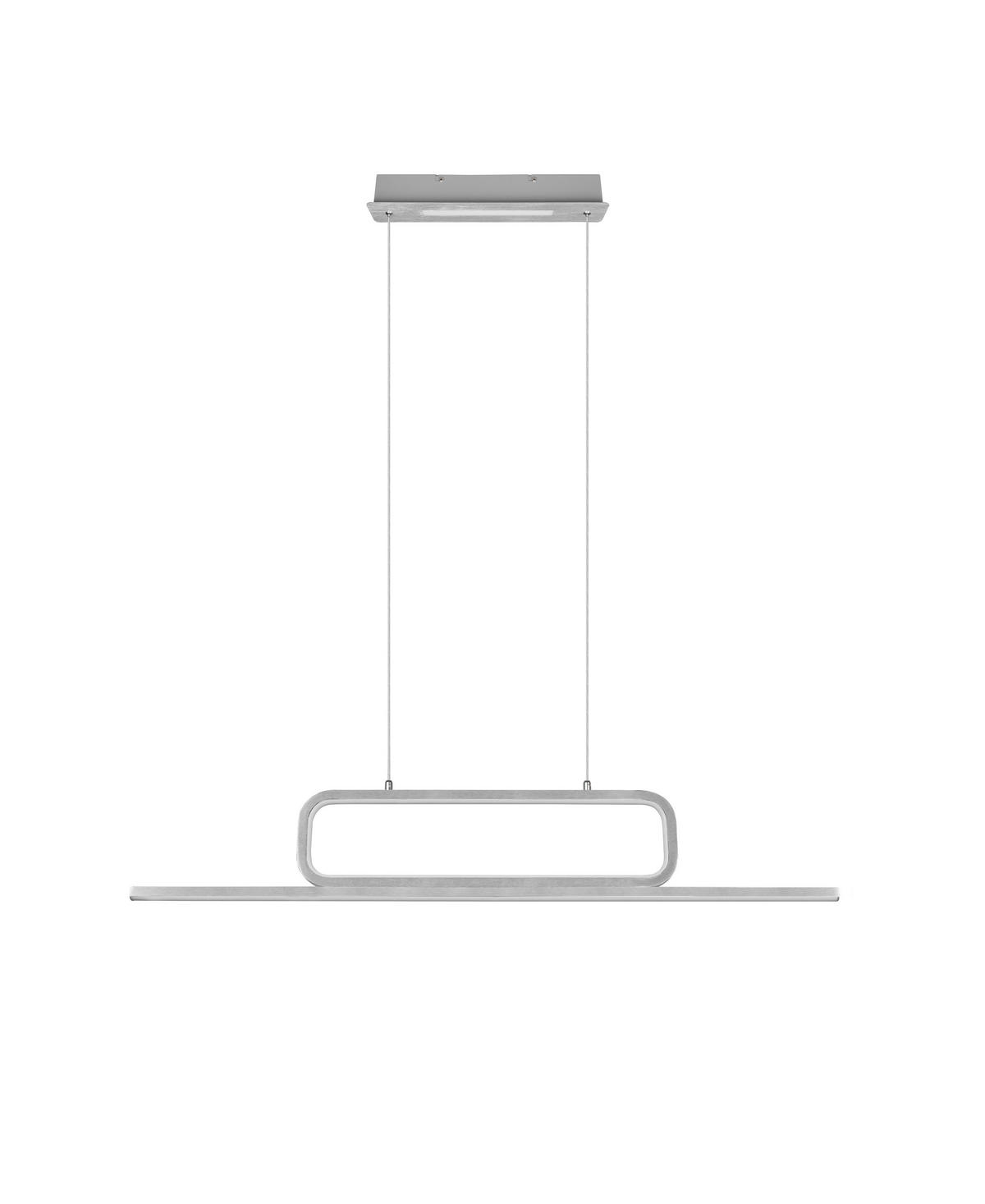 LED-HÄNGELEUCHTE 110/7,5/150 cm  - Alufarben, Basics, Metall (110/7,5/150cm) - Trio Leuchten