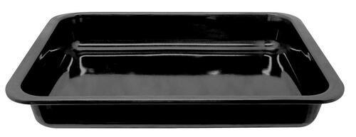 BACKBLECH - Schwarz, KONVENTIONELL, Metall (40/29cm) - Zenker