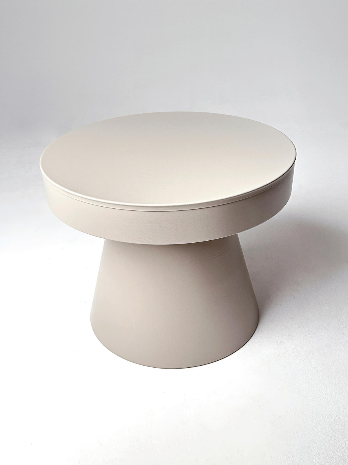 BEISTELLTISCH 50/50/40 cm Kaschmir rund  - Kaschmir, Design, Metall (50/50/40cm)