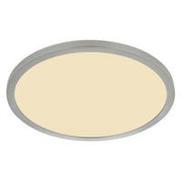 LED-DECKENLEUCHTE 18 W  29,4/2,5 cm    - Weiss/Opal, Konventionell, Kunststoff (29,4/2,5cm) - Globo