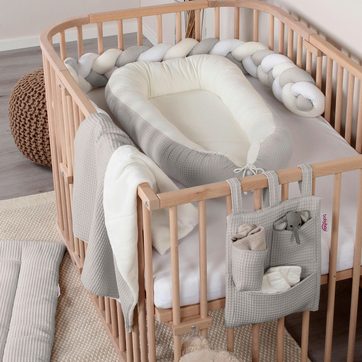 KRABBELDECKE  - Basics, Textil (120/120/3cm) - Babybay