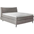 BOXSPRINGBETT 180/200 cm  in Grau  - Schwarz/Grau, Trend, Holz/Textil (180/200cm) - Esposa