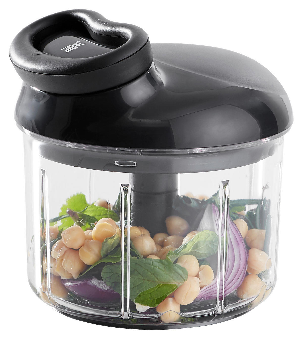 UNIVERSALZERKLEINERER Gourmet  - Transparent/Schwarz, Basics, Kunststoff/Metall (12/14cm) - WMF