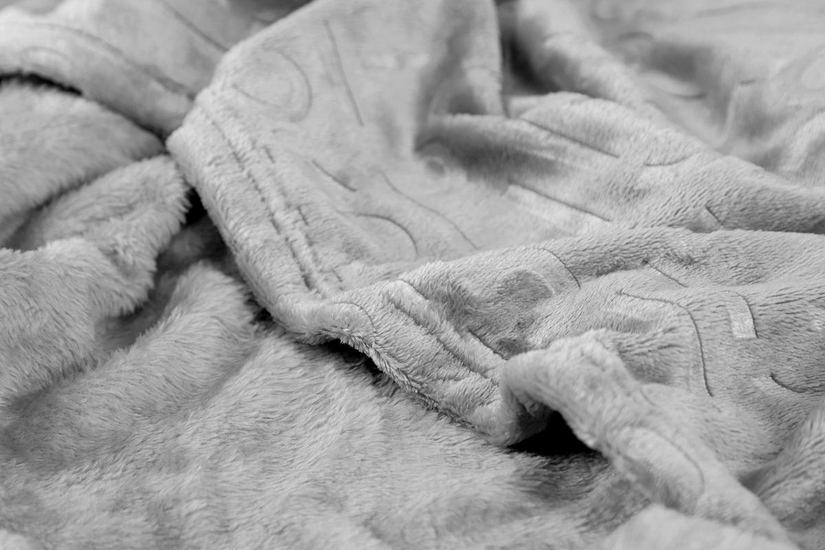 PLAID E-Scatter grey 220/240 cm  - Grau, Design, Textil (220/240cm) - Esprit