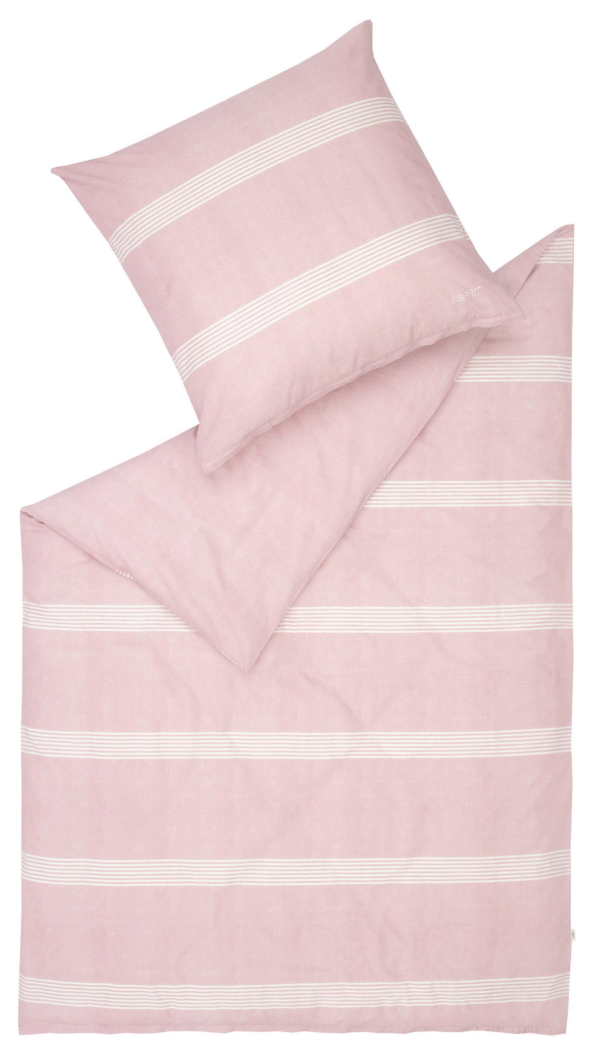 WENDEBETTWÄSCHE E-Cady Renforcé 155/220 cm  - Beige/Creme, Basics, Textil (155/220cm) - Esprit