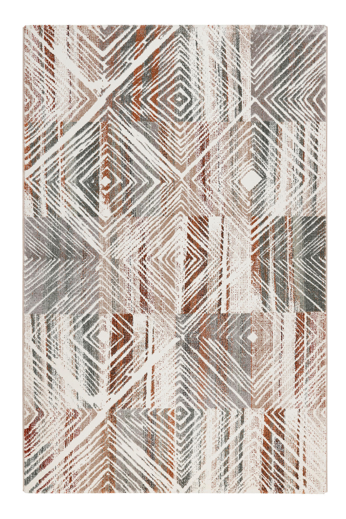 WEBTEPPICH 80/150 cm Cuba Grün, Multicolor, Rostfarben  - Rostfarben/Multicolor, Design, Textil (80/150cm) - Esprit