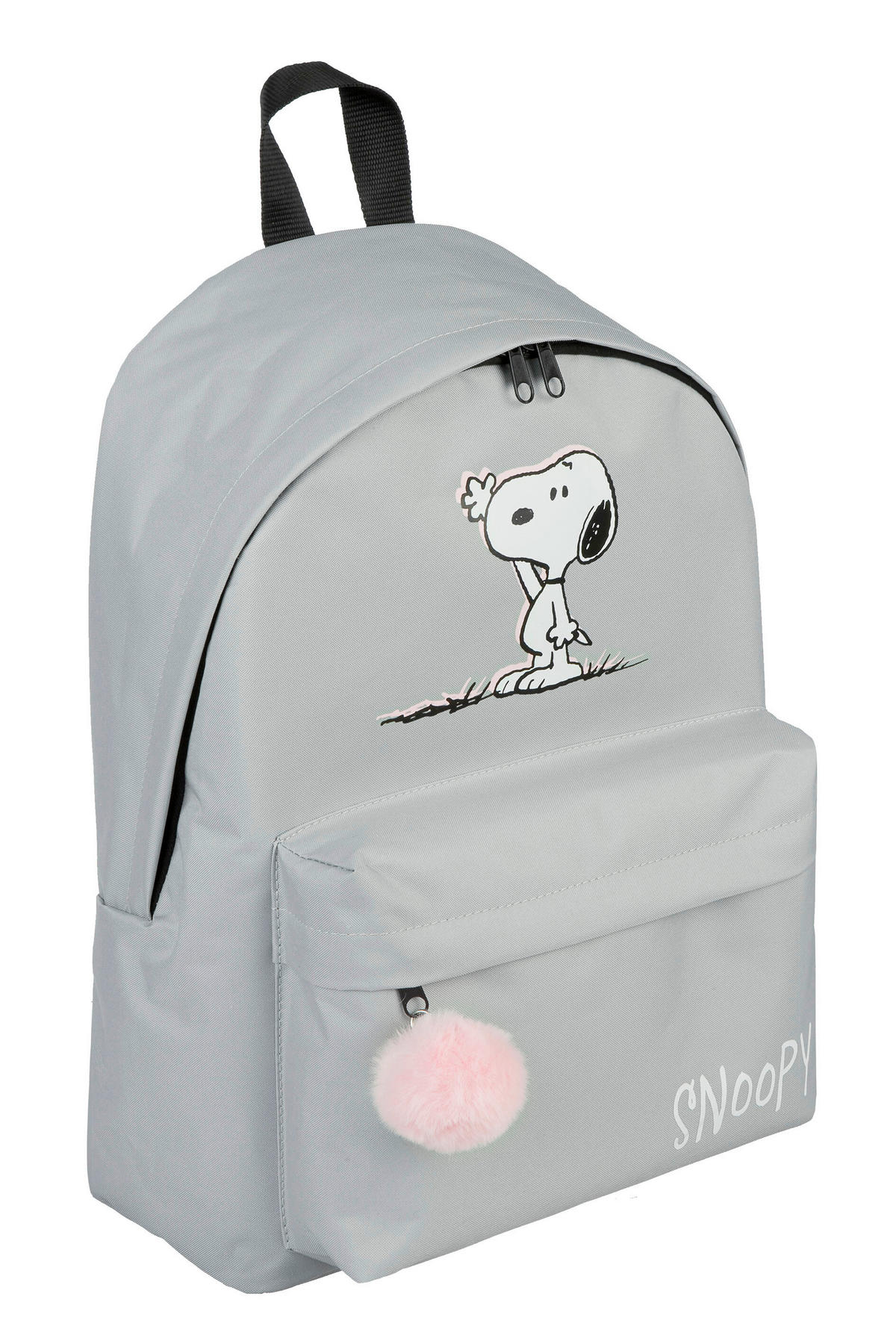 RUCKSACK  - Hellrosa/Hellgrau, Basics, Textil (29/39/13,5cm)