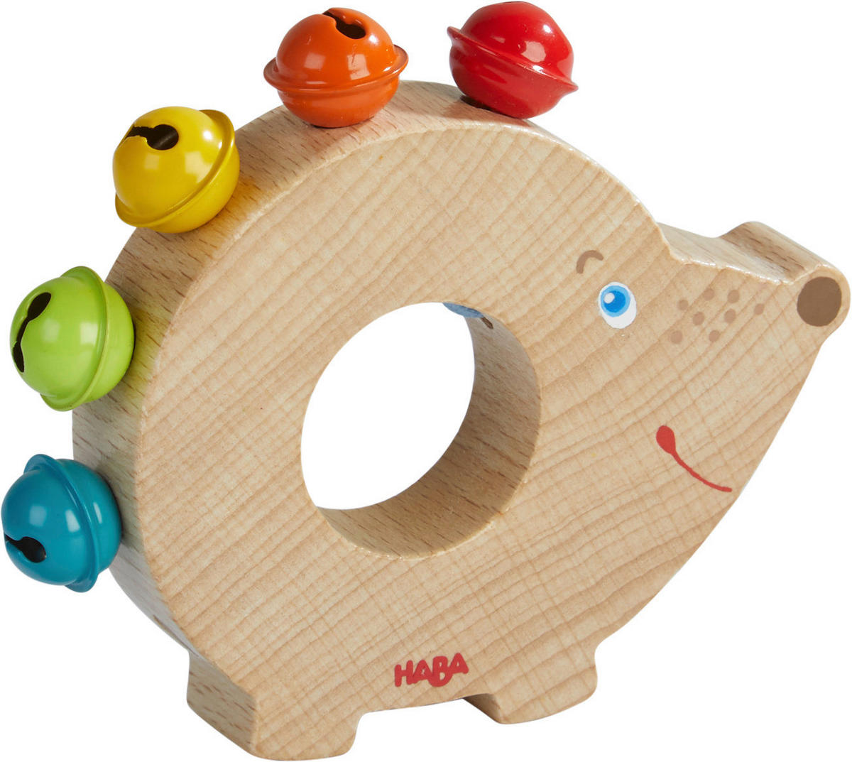 RASSEL Klangspielzeug  - Basics, Holz/Metall (9,2/1,9/7,8cm) - Haba