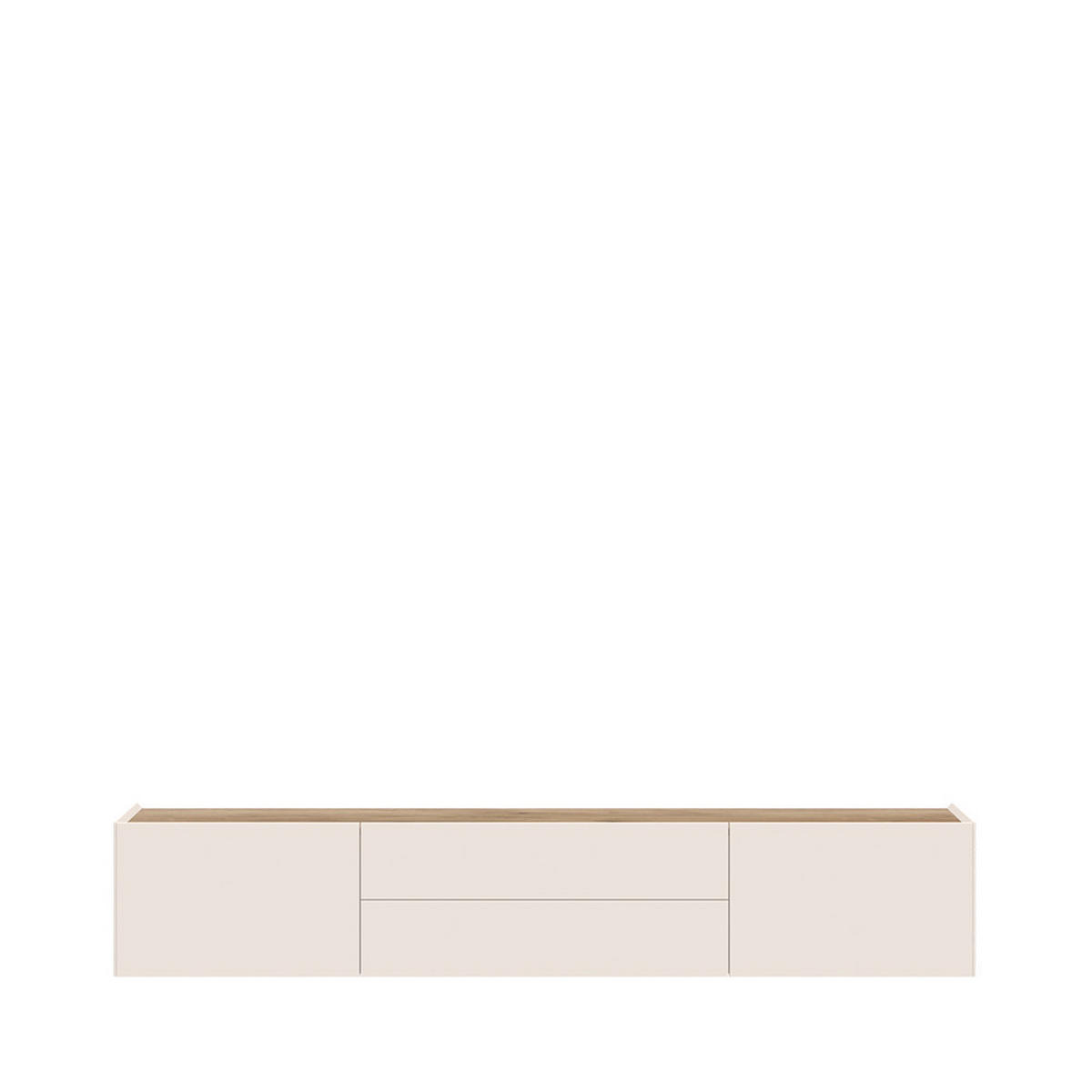 TV-ELEMENT kašmir  - kašmir, Design, kovina/leseni material (206/37/47cm) - Hom`in