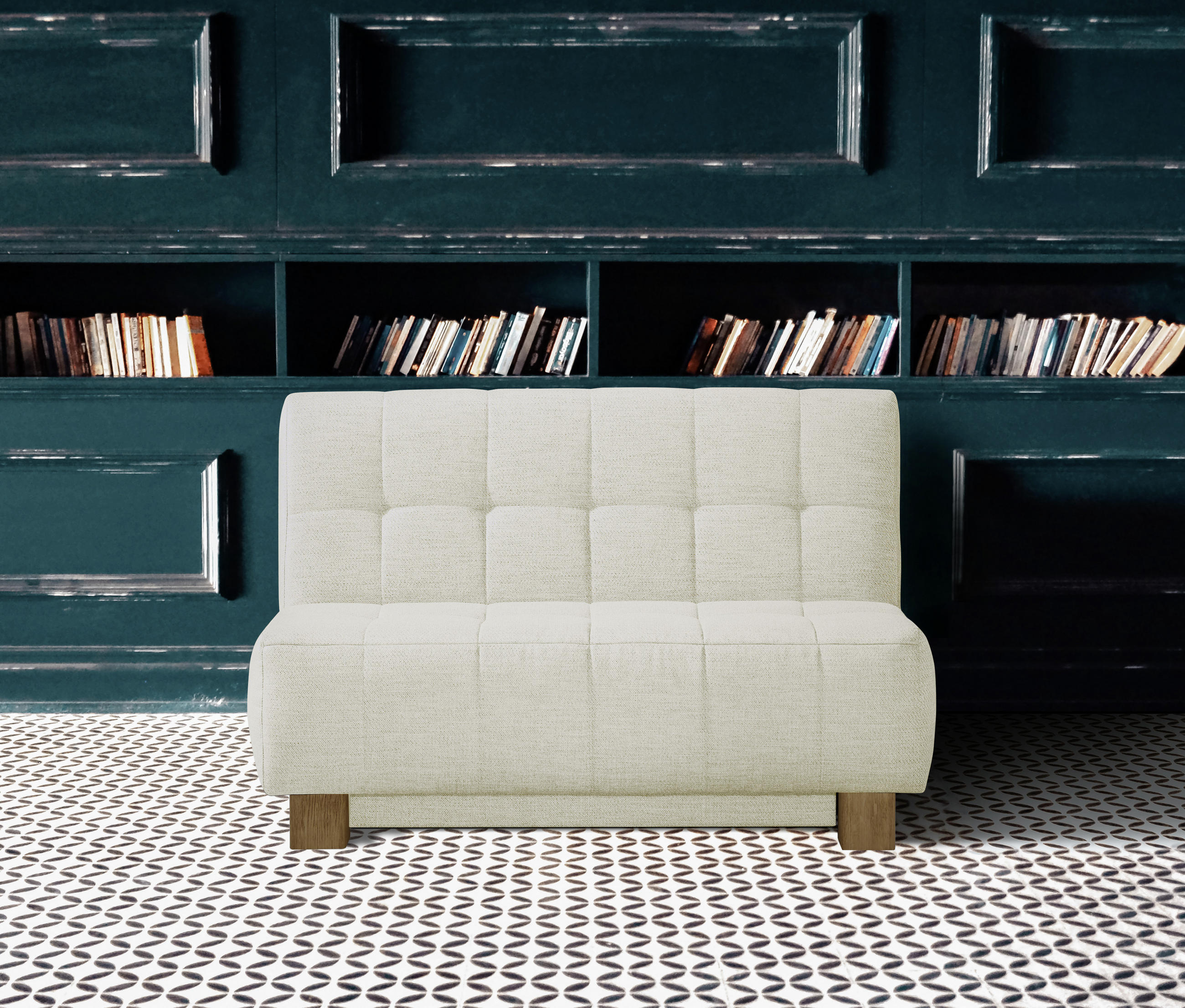SCHLAFSOFA Naturfarben  - Naturfarben, Design, Holz/Textil (125/92/102cm) - Novel