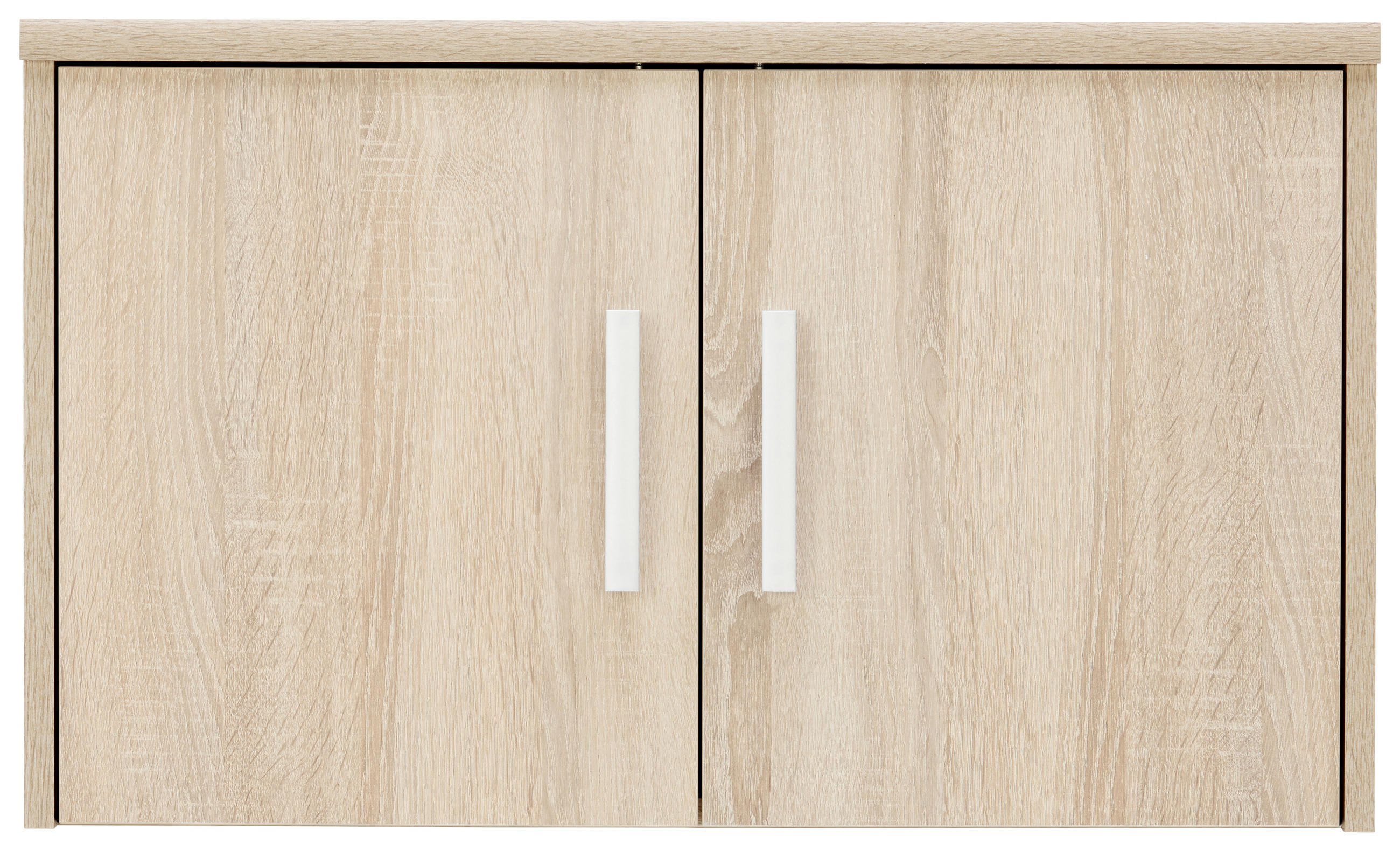 AUFSATZSCHRANK Sonoma Eiche - Silberfarben/Sonoma Eiche, Basics, Metall (72/43/54cm) - Xora