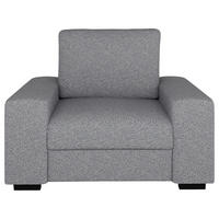 SESSEL in Bouclé Hellgrau  - Beige/Hellgrau, Design, Textil (108/91/92cm) - MID.YOU