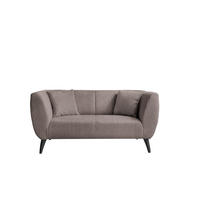 2-SITZER-SOFA Bouclé Taupe  - Taupe/Schwarz, MODERN, Holz/Textil (172/83/88cm) - MID.YOU
