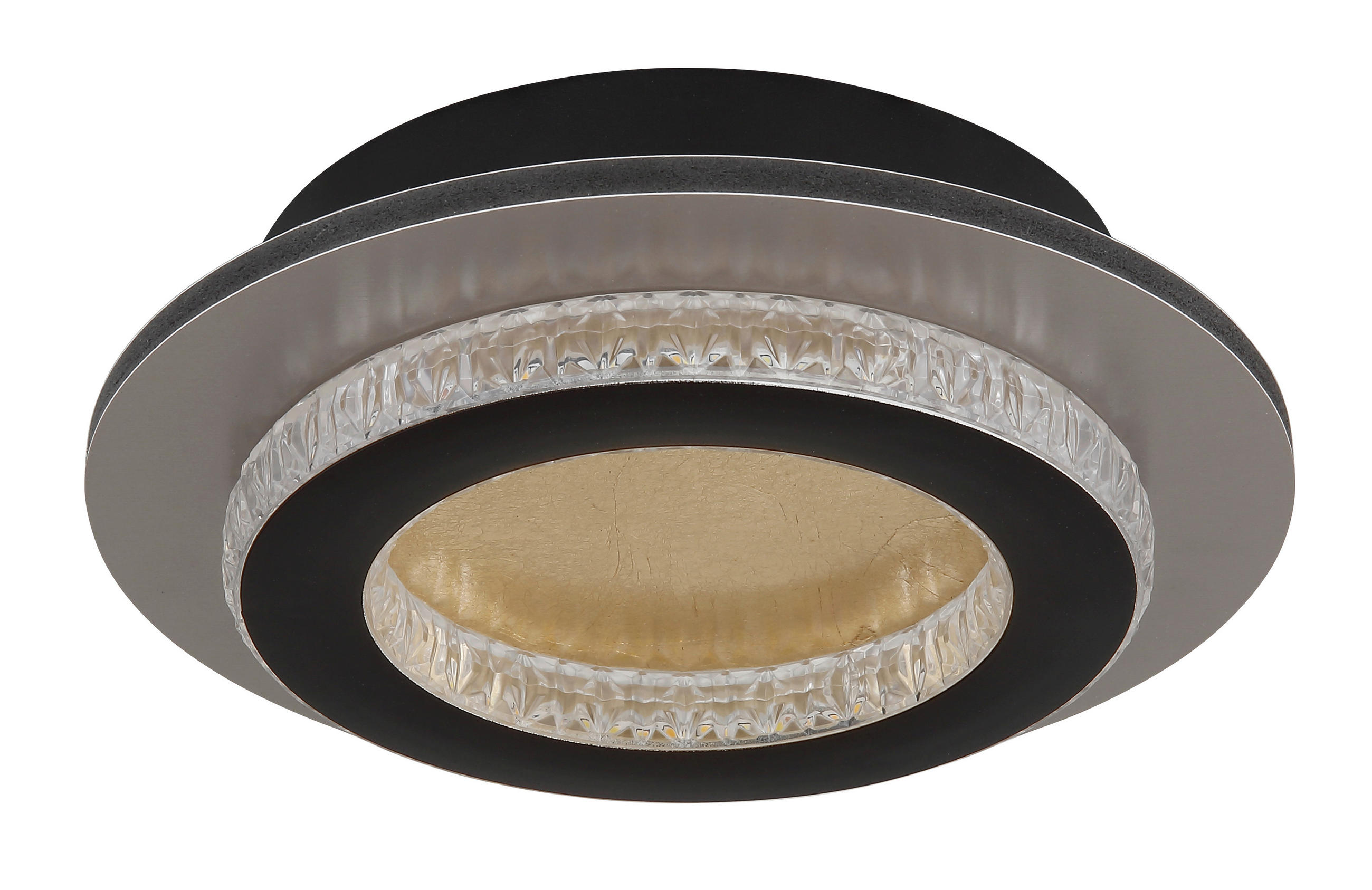 STROPNÍ LED SVÍTIDLO, 20/5,5 cm  - černá/čiré, Design, kov/plast (20/5,5cm) - Globo
